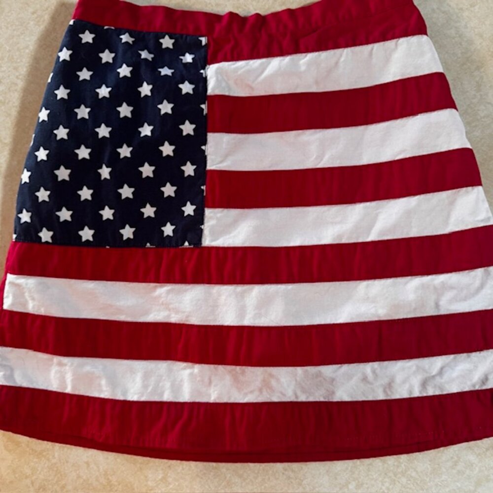 Gymboree Flag Girl 4th of July Skort